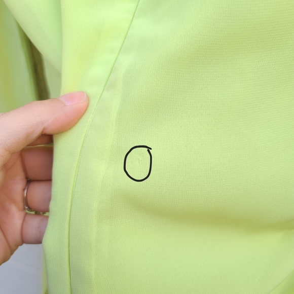 House of CB | Baby Halter Long Sleeve Minidress in Lime Size Small Flawed - Picture 14 of 16